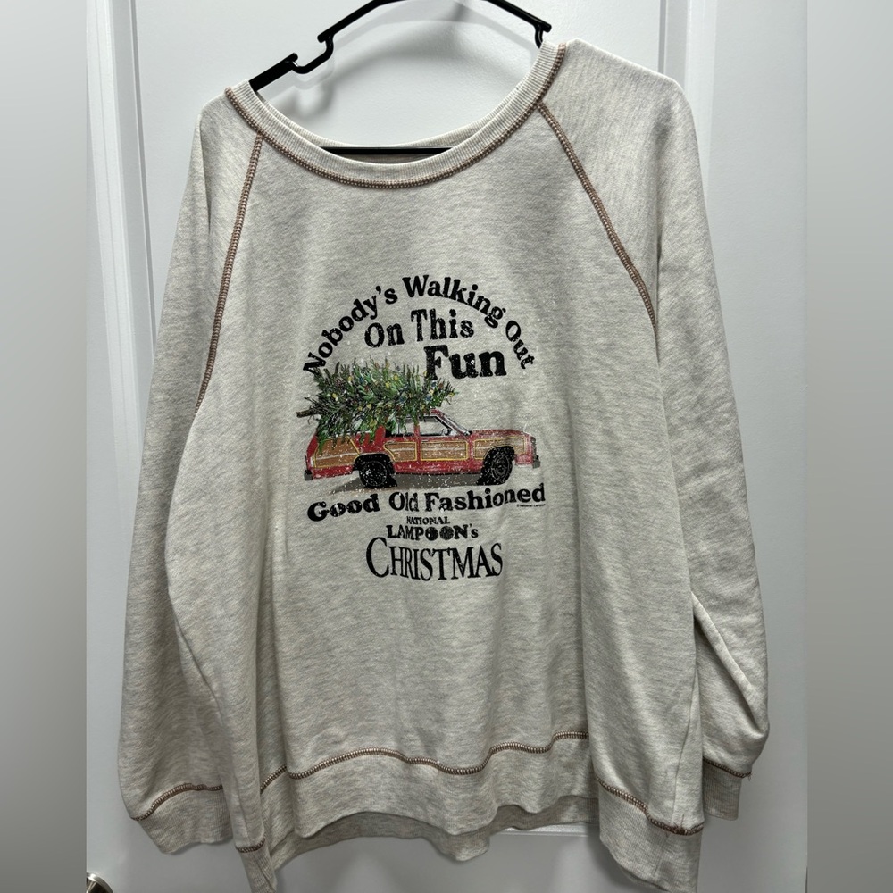 National Lampoons Christmas Vacation crew neck sweatshirt